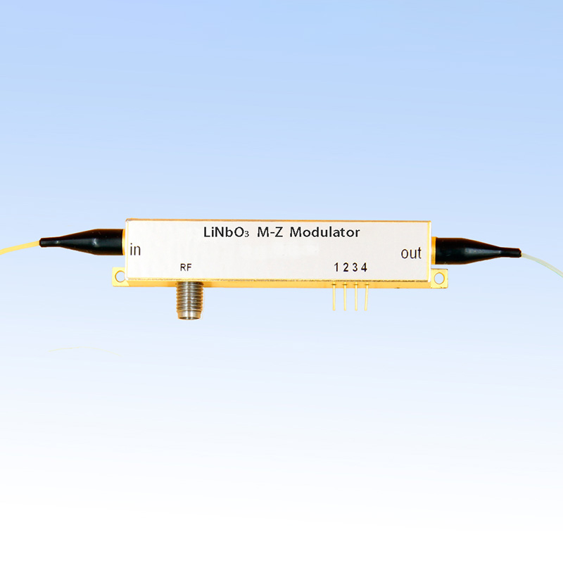 Elektro-optikai modulátor Elektro-optikai modulátor LiNbO3 intenzitás modulátor MZM modulátor Mach-Zehnder modulátor LiNbO3 modulátor Lítium-niobát modulátor