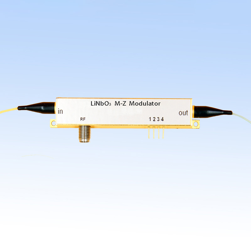 Elektrooptični modulator Elektrooptični modulator LiNbO3 intenzitetni modulator MZM modulator Mach-Zehnderjev modulator LiNbO3 modulator Litijev niobatni modulator